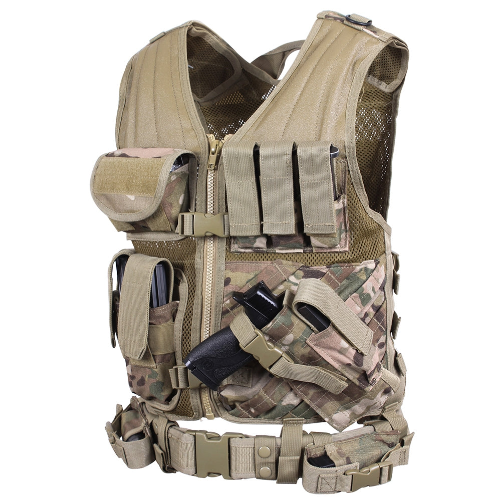 Rothco Oversized Multicam Tactical Cross Draw Vest 66384