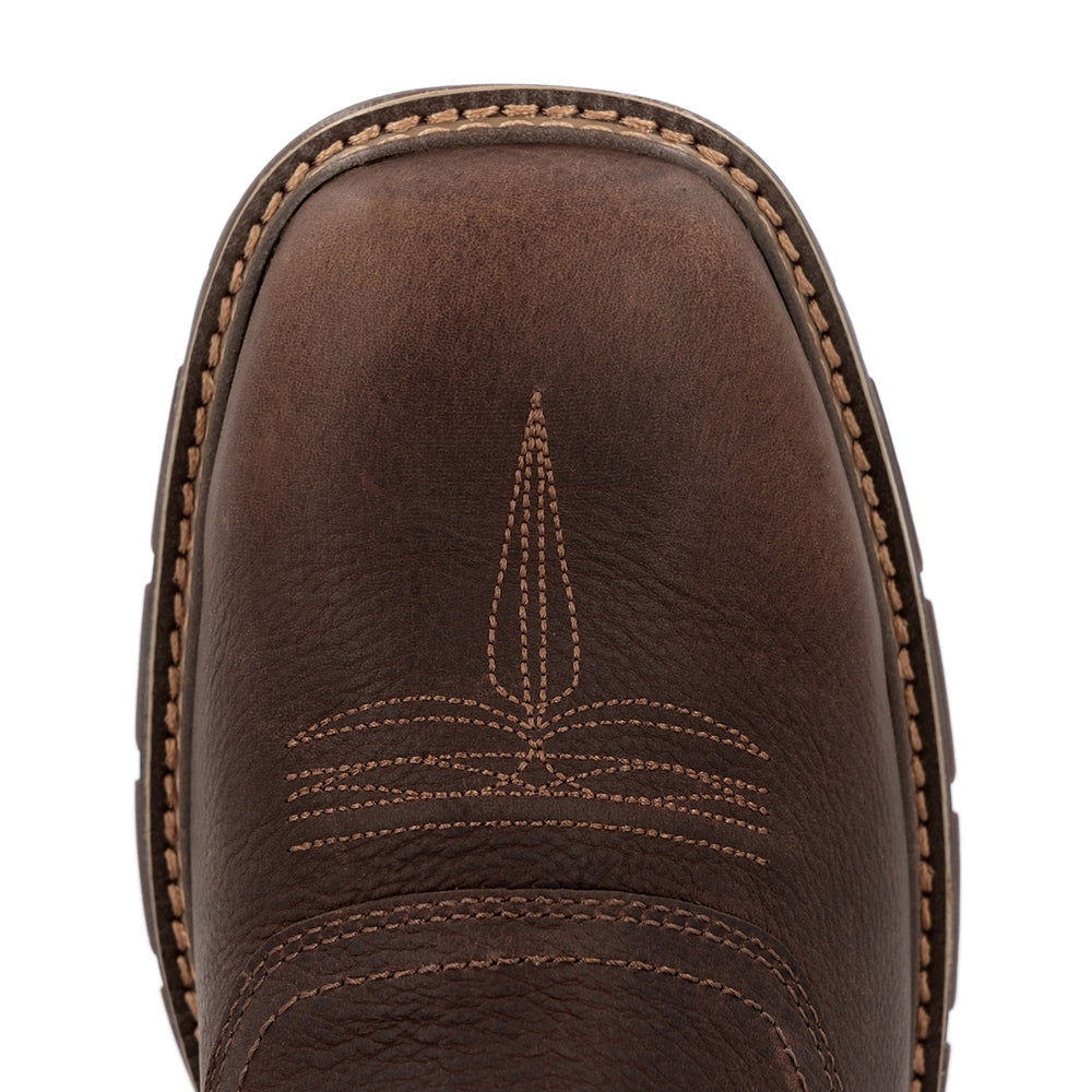 Rocky Ride LTE Soft Toe Waterproof Pull On Slip Resistant Western Work Boot RKW0476