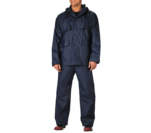 Rothco Navy 2 Piece Pvc Rainsuit - 3770