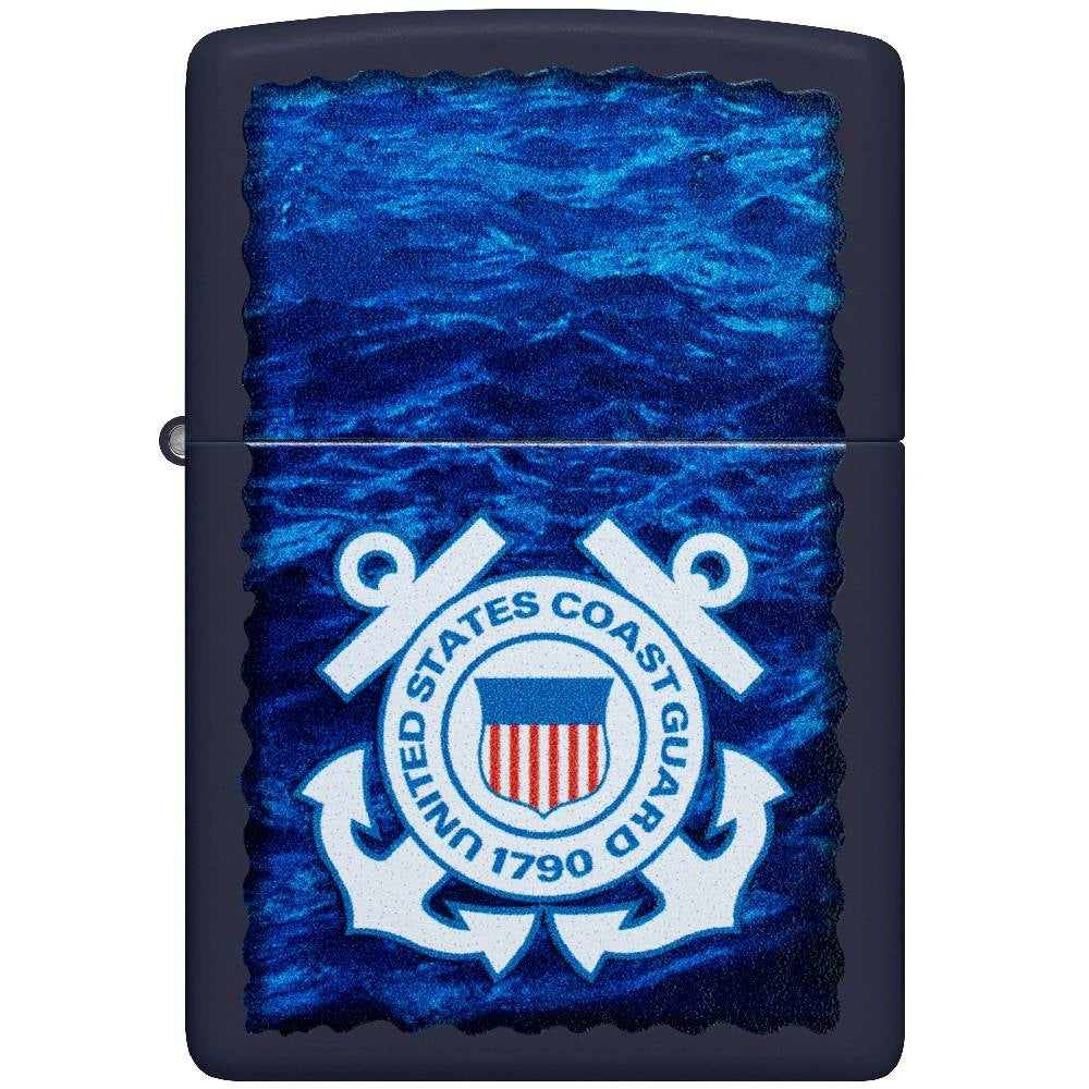Zippo US Coast Guard Waves Design Lighter - 47093