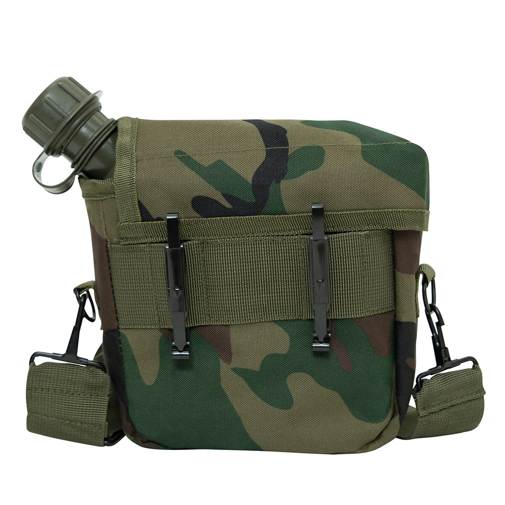 Rothco Woodland Camo Bladder Canteen Cover - 1262
