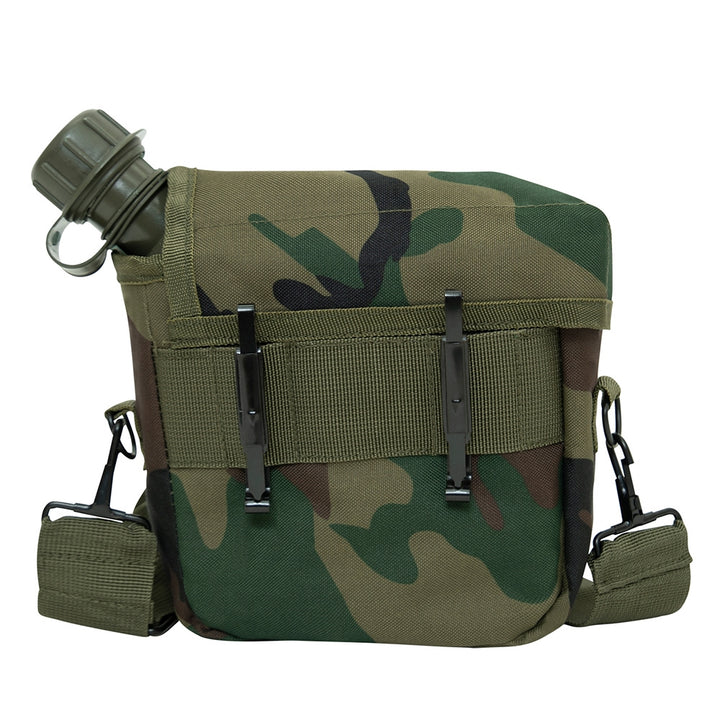 Rothco Woodland Camo Bladder Canteen Cover - 1262