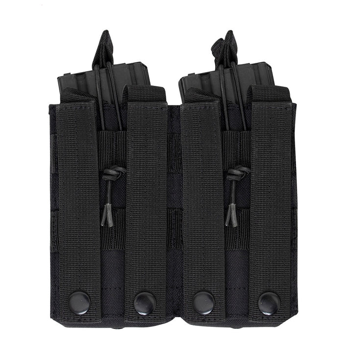 Rothco Black Open Top Double Mag Pouch - 31005
