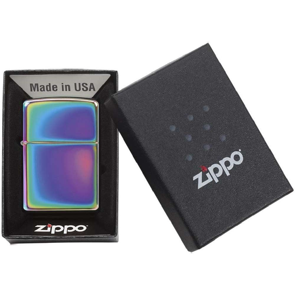 ZIPPO Lighter with Spectrum Rainbow Finish - 10445