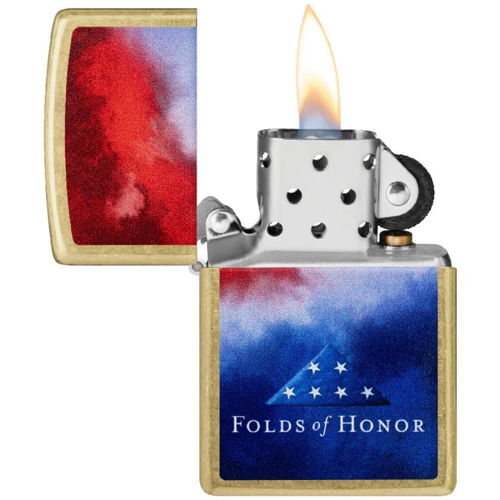 Zippo  Folds of Honor Clouds Design Lighter - 47095
