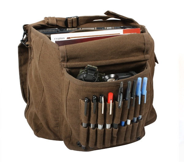 Rothco Brown Vintage Canvas Paratrooper Bag - 9728