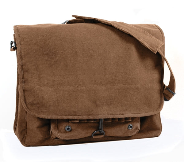 Rothco Brown Vintage Canvas Paratrooper Bag - 9728