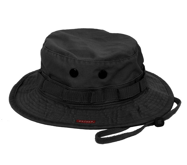 Rothco Black Vintage Boonie Hat - 5901