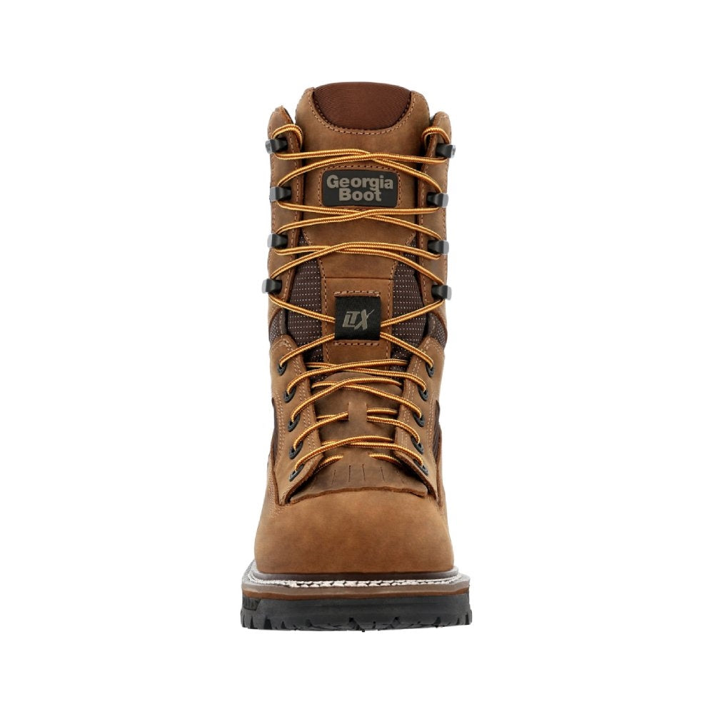 Georgia LTX Low Heel Logger Waterproof Lace Up Soft Toe Work Boot GB00668