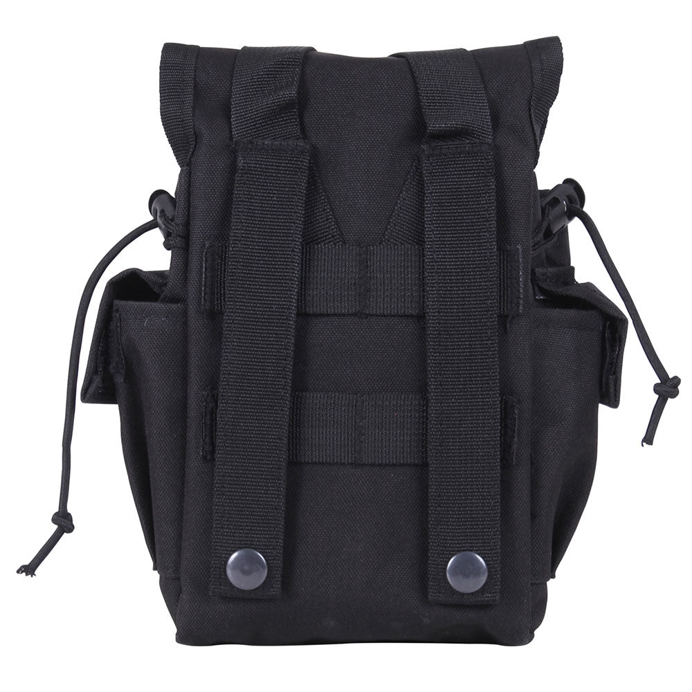 Rothco Black Molle Canteen Utility Pouch 40014