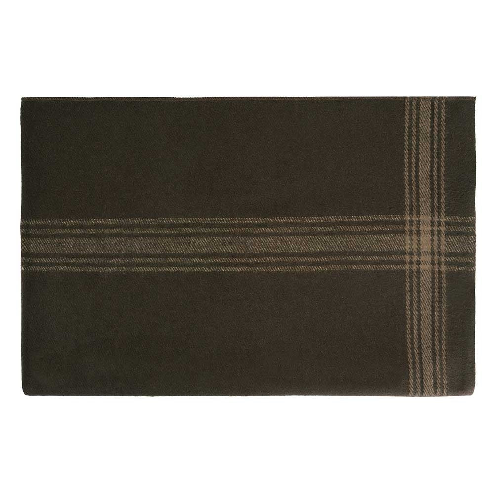 Rothco Brown With Tan Striped Wool Blanket 11096