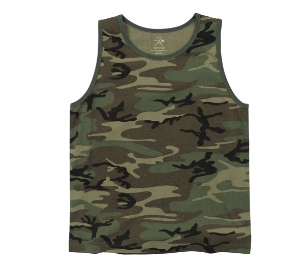 Rothco Vintage Woodland Camo Tank Top  - 9593