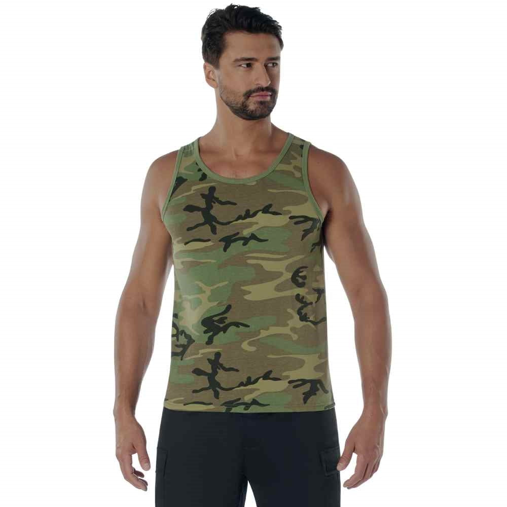Rothco Vintage Woodland Camo Tank Top  - 9593