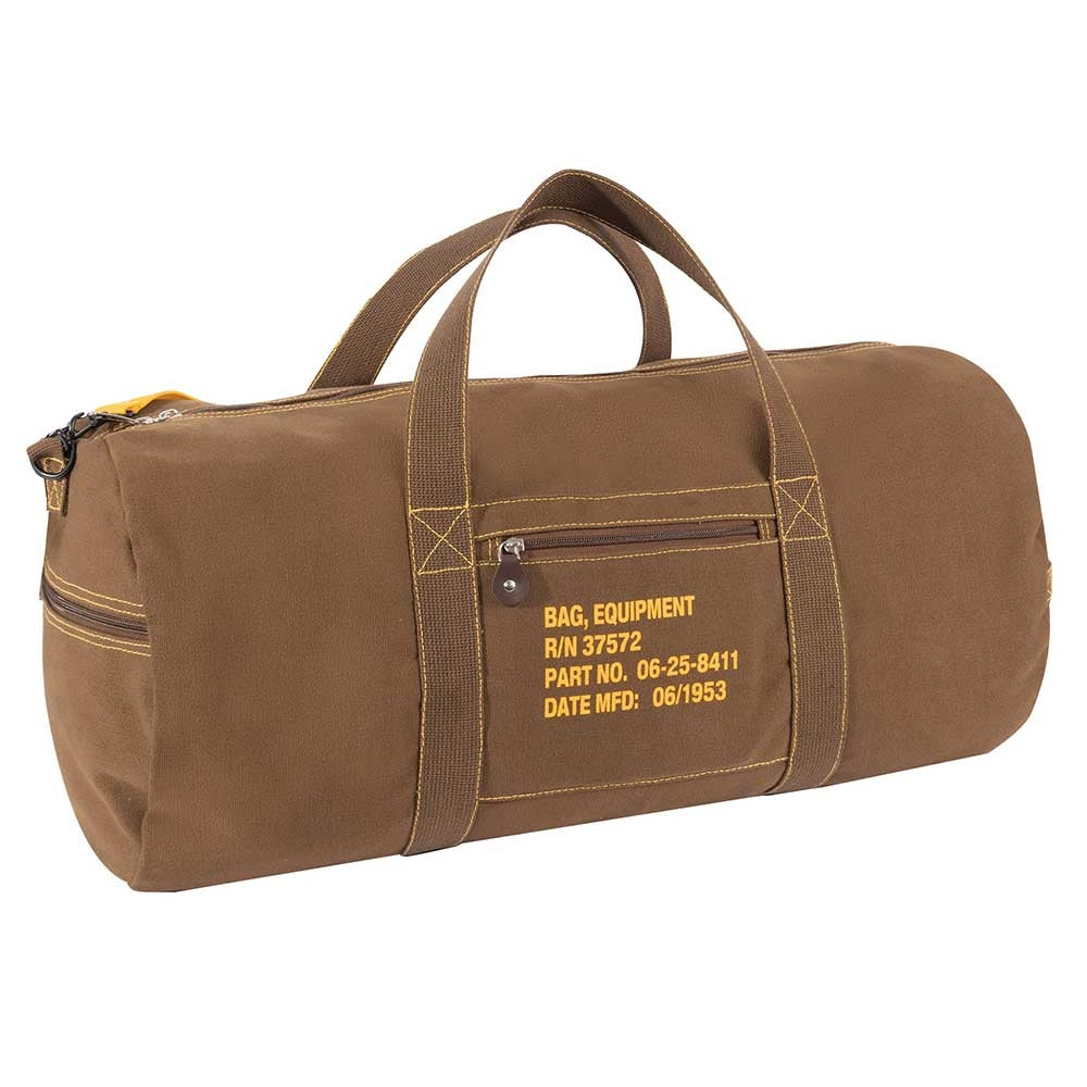 Rothco Canvas Equipment Bag Earth Brown 23540