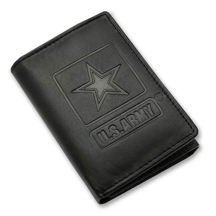 US Army Star Embossed Trifold Wallet TW-27-OLD