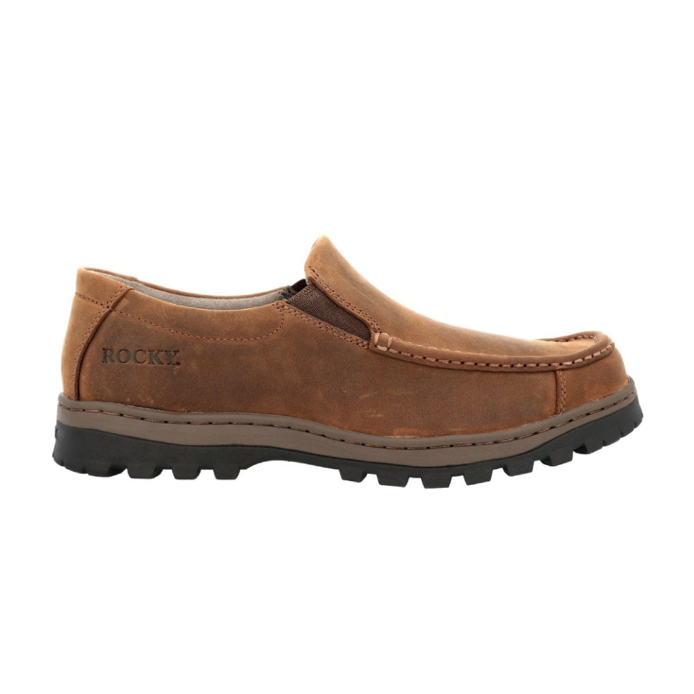 Rocky Outback Slip Resistance Slip On Moc Toe Casual Shoe RKS0705