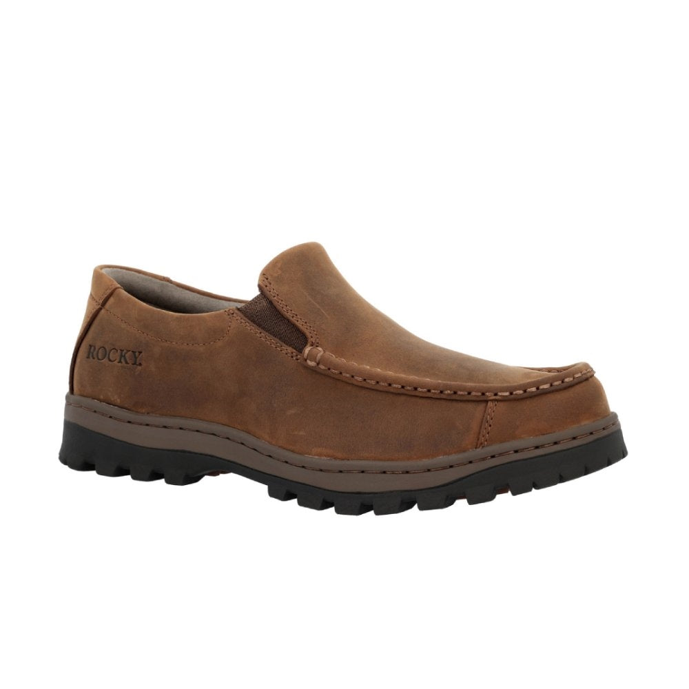 Rocky Outback Slip Resistance Slip On Moc Toe Casual Shoe RKS0705