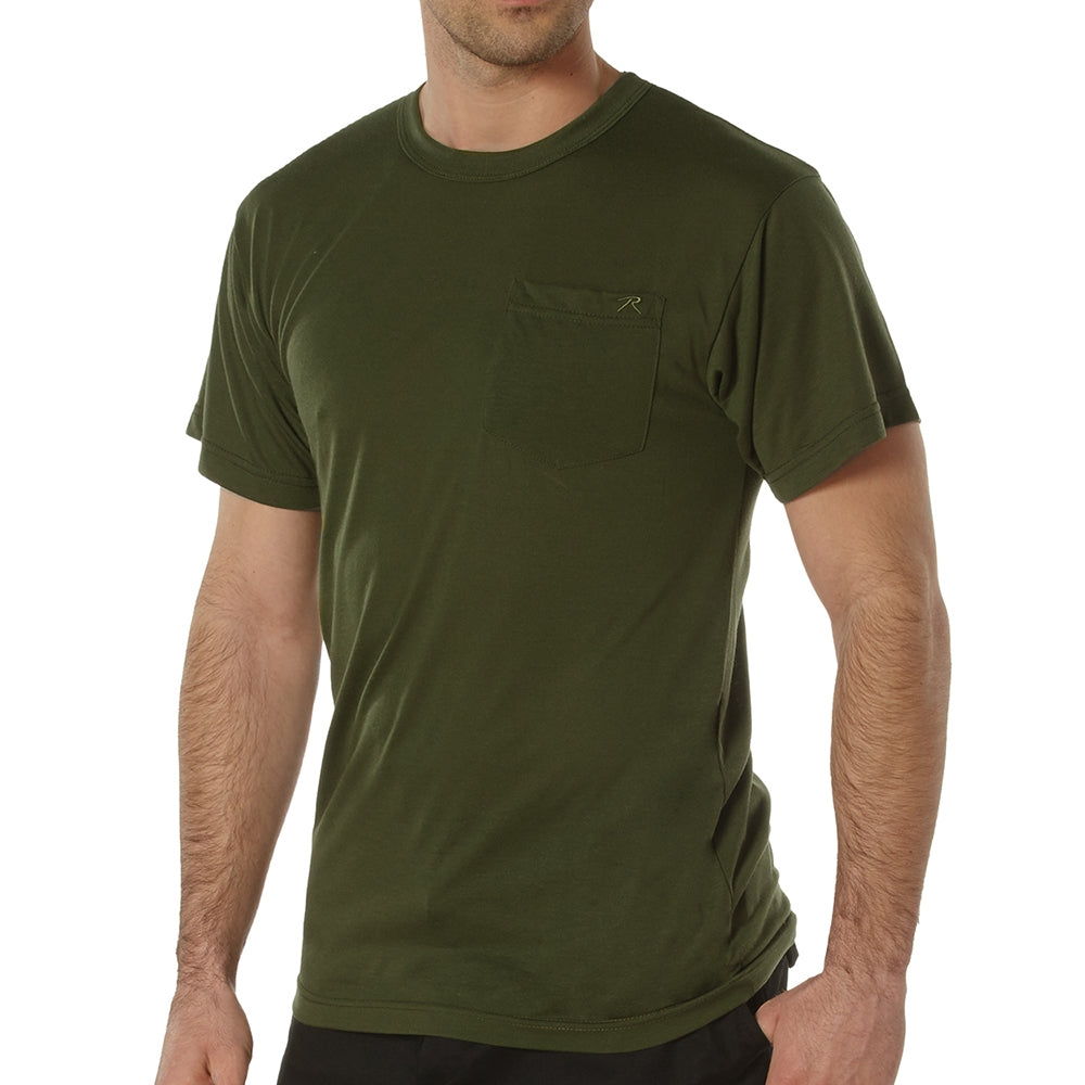 Rothco Moisture Wicking Olive Drab Pocket T-Shirt 56940