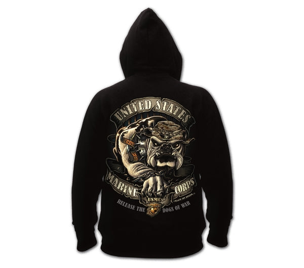 Rothco USMC Bulldog Hooded Sweatshirt - 80333