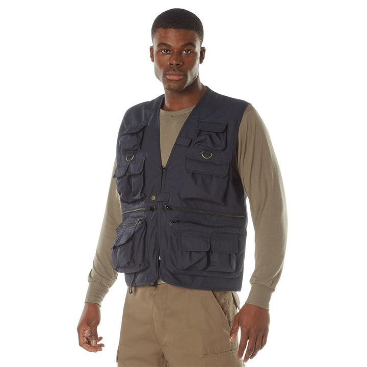 Rothco Midnight Navy Blue Travel Vest 75320