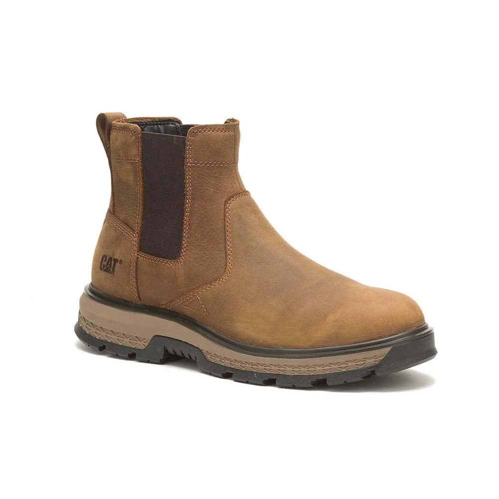 Caterpillar Exposition Chelsea Soft Toe Pull On Work Boot P51060