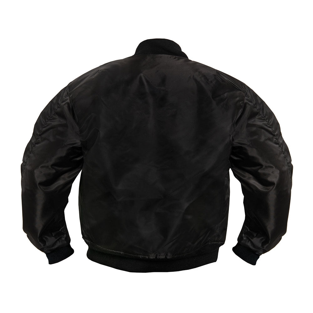 Rothco Kids Black Flight Jacket With Patches 7341