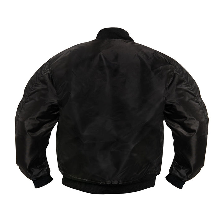 Rothco Kids Black Flight Jacket With Patches 7341