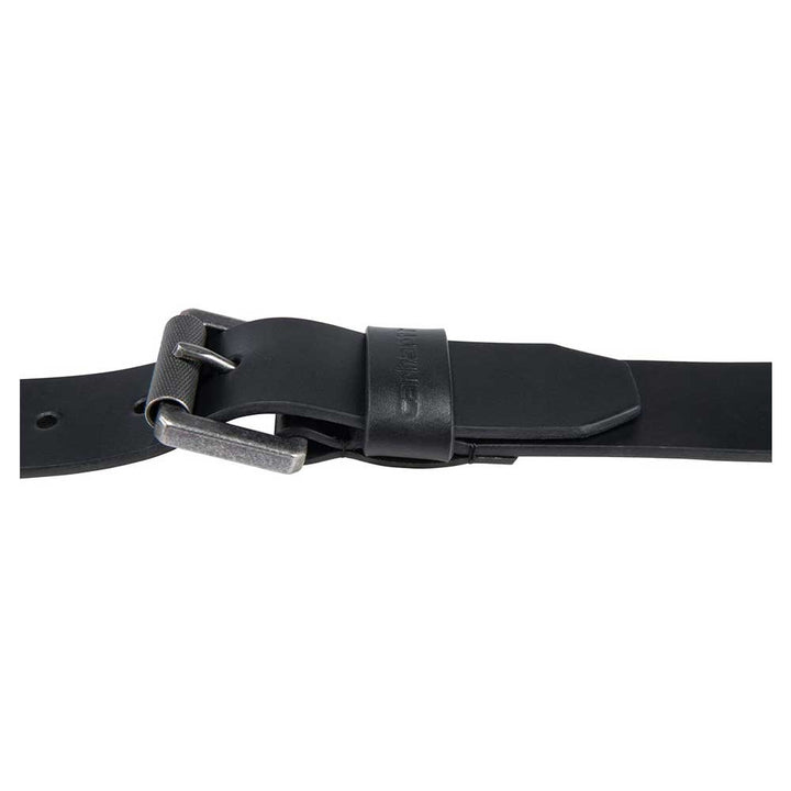 Carhartt Bridle BK Leather SLV Roller Buckle Belt A0005562-001
