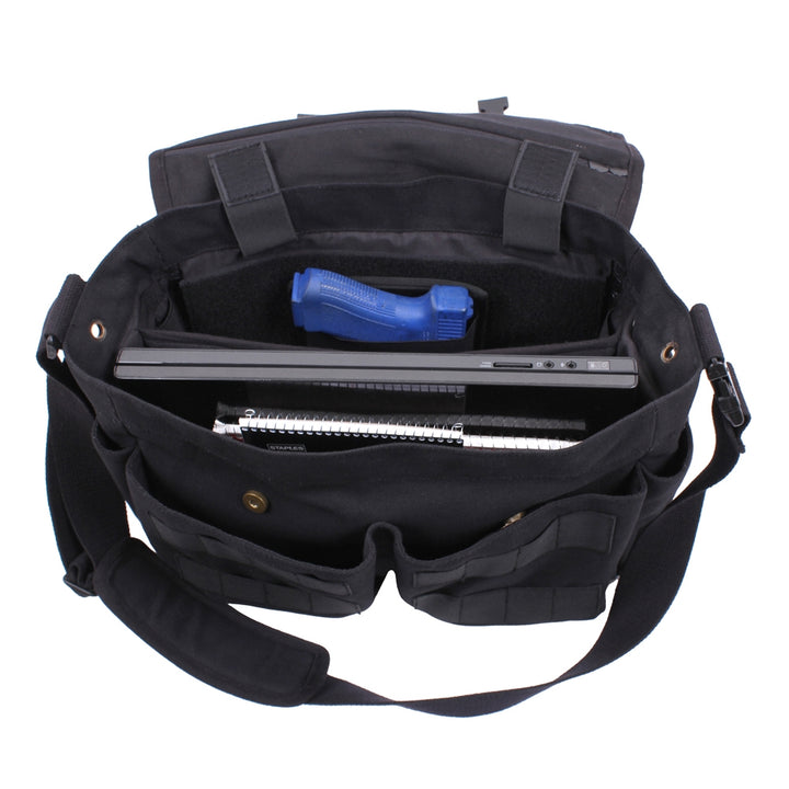 Rothco Black Concealed Carry Messenger Bag 91218