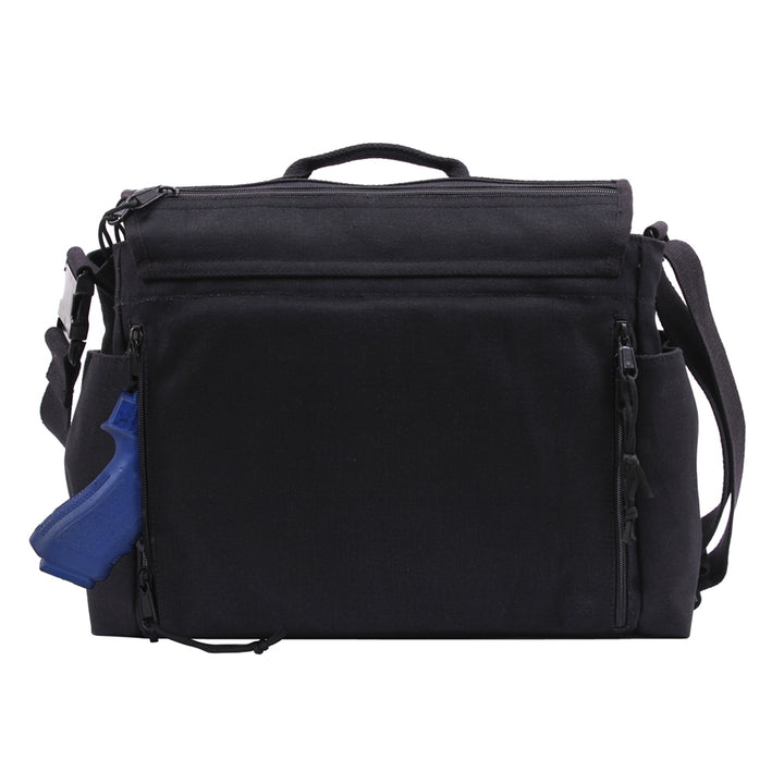 Rothco Black Concealed Carry Messenger Bag 91218