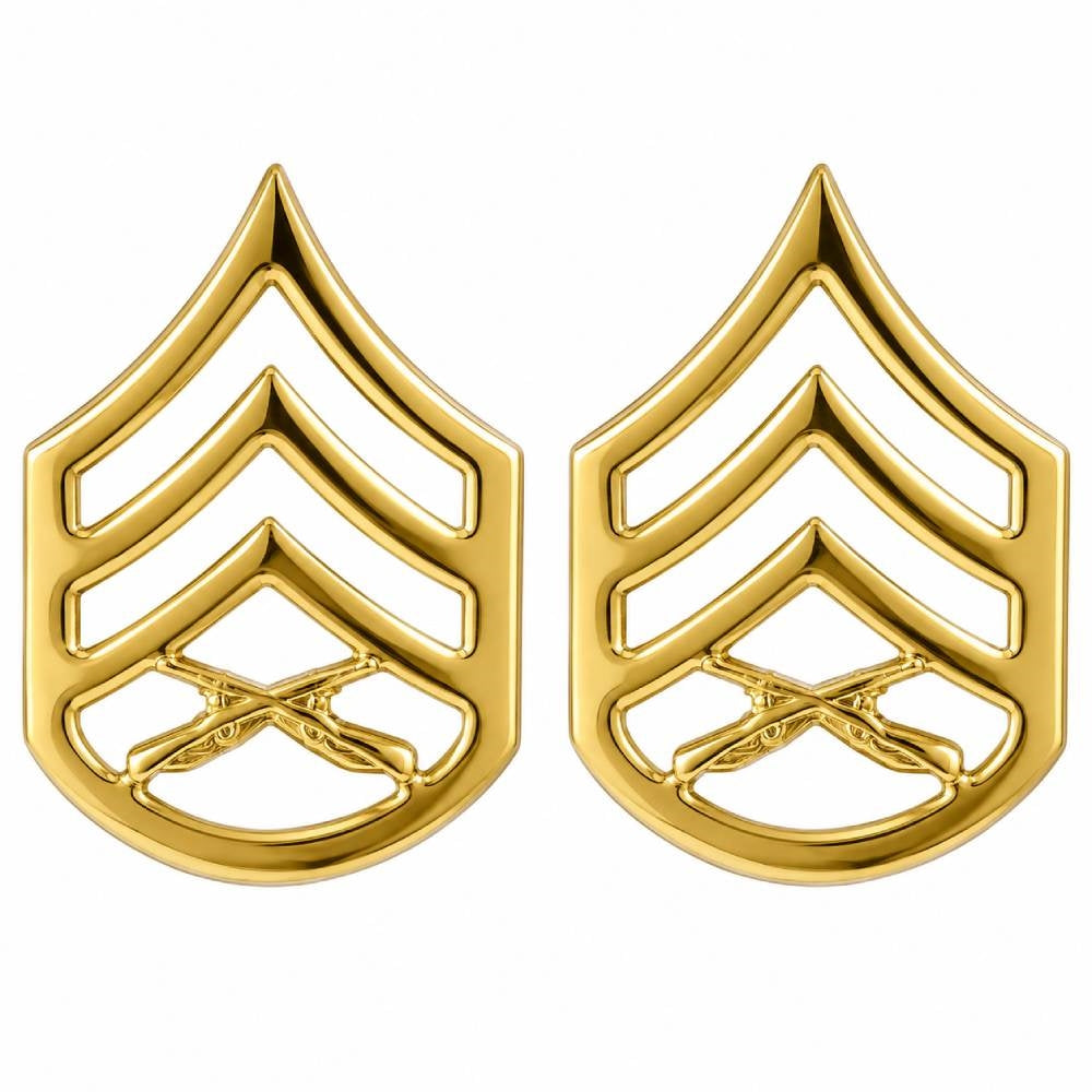 USMC Staff Sergeant Gold Metal Set MC-105
