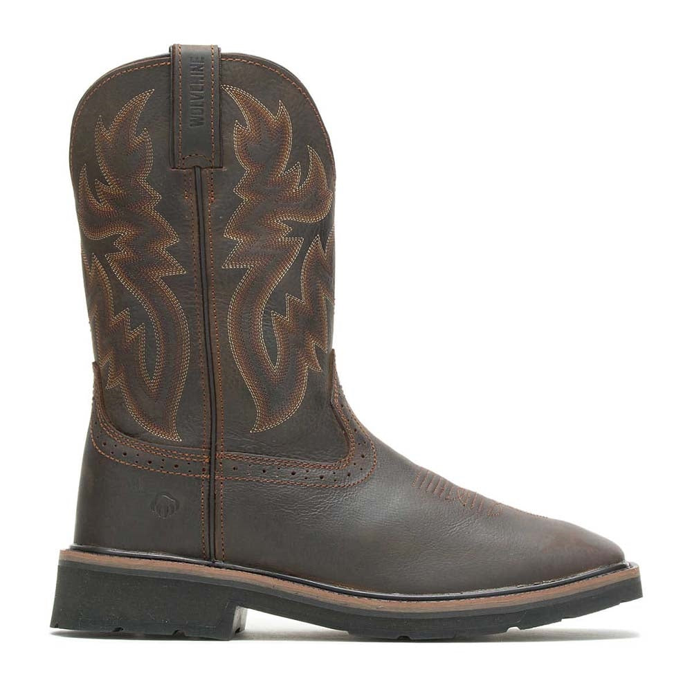 Wolverine Rancher Waterproof Soft Toe Square Toe Western Wellington Pull On Work Boot W10704