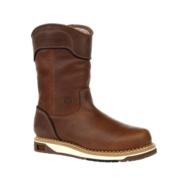 Georgia AMP LT Wedge Waterproof Pull On Soft Toe Work Boot GB00369