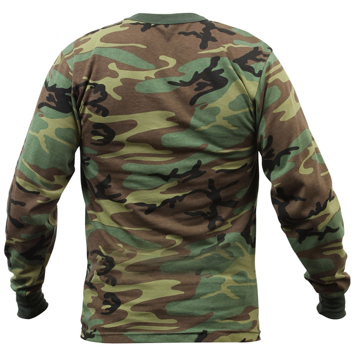 Rothco Woodland Camo Long Sleeve T-Shirt - 6778