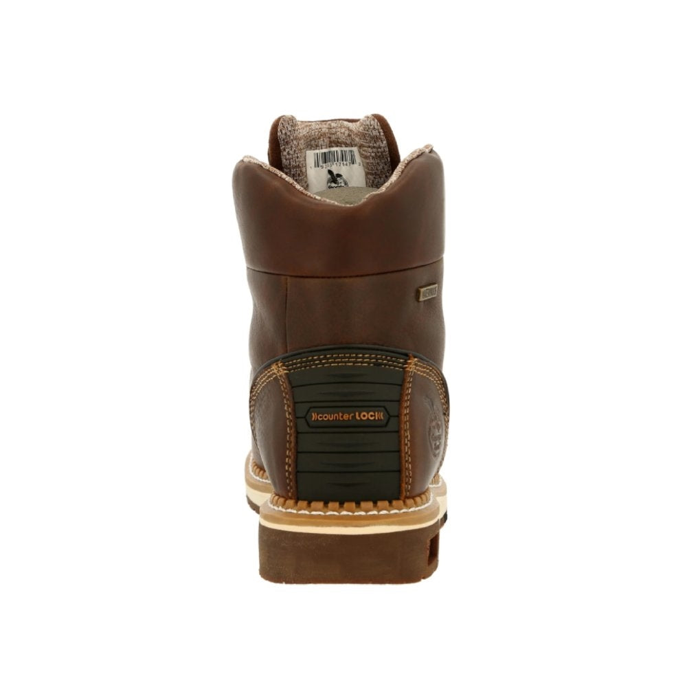 Georgia AMP LT Wedge Waterproof Lace Up Moc Toe Work Boot GB00429