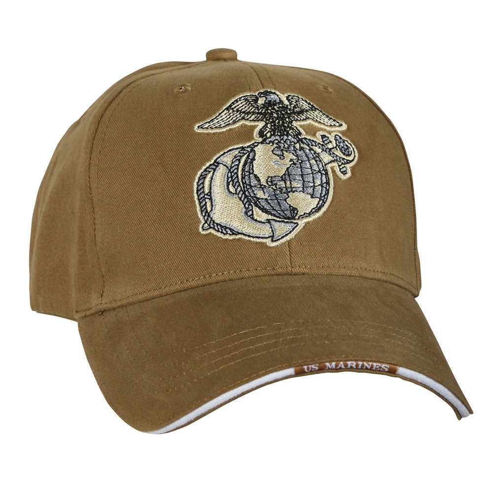Rothco Coyote Globe and Anchor Cap - 9827