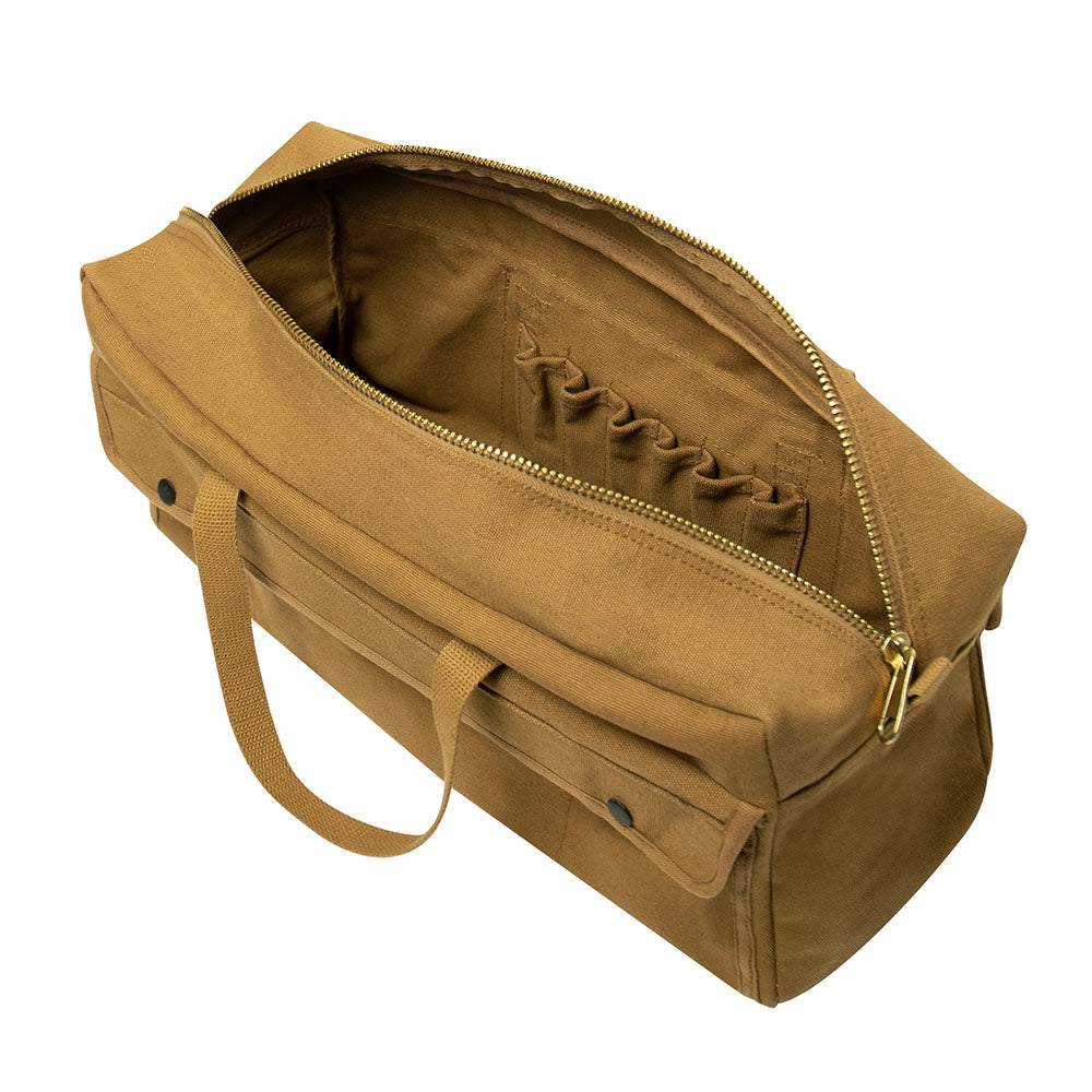 Rothco Jumbo Canvas Tool Bag With Brass Zipper 81500