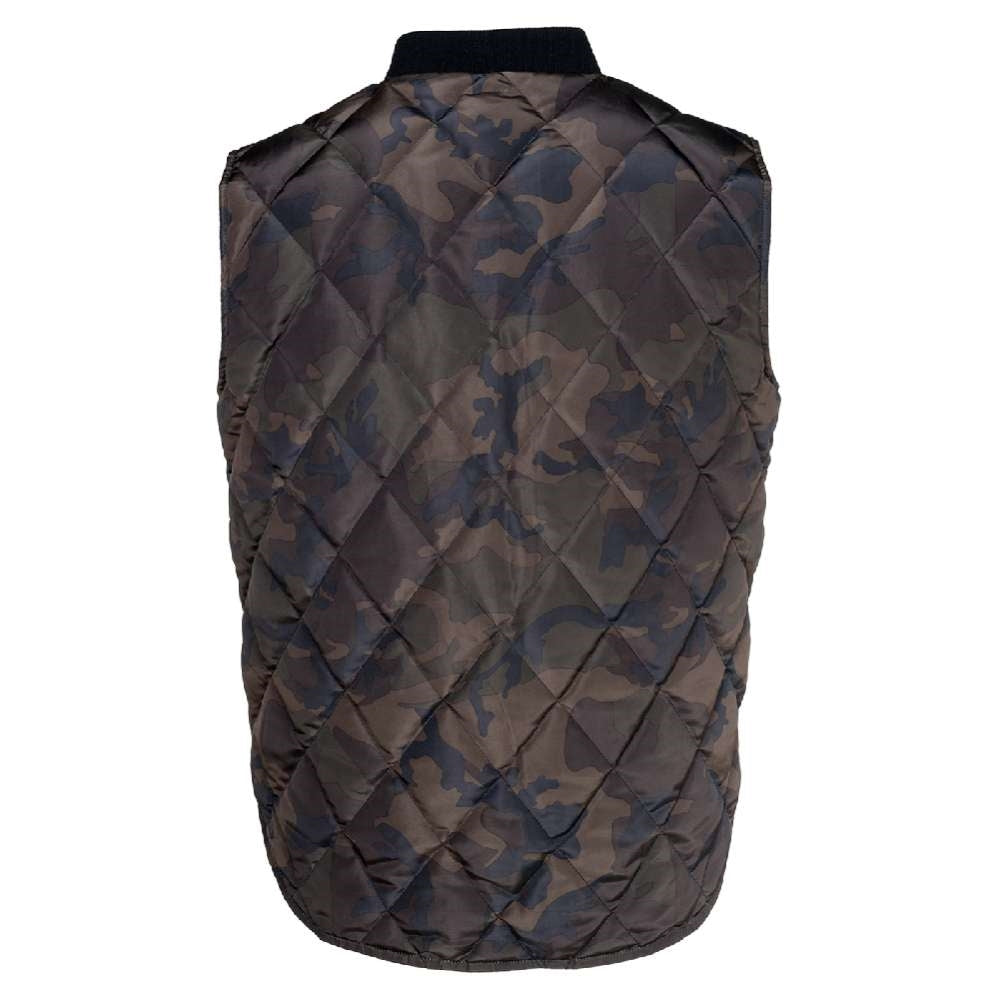 Schott Reversible Quilted Down Filled Vest 9262DV-BK