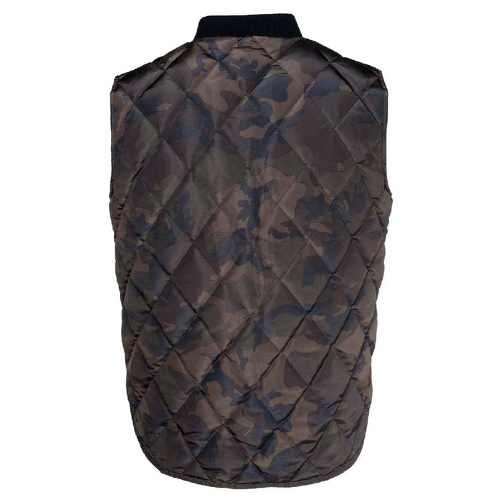 Schott Reversible Quilted Down Filled Vest 9262DV-BK