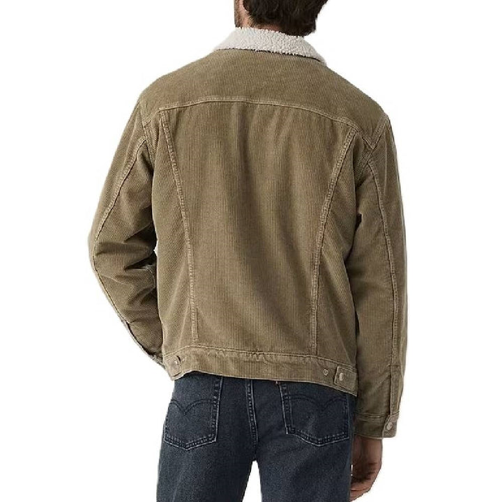 Levis Relaxed fit Sherpa TRKR Timber Wolf Jacket A5784-0022