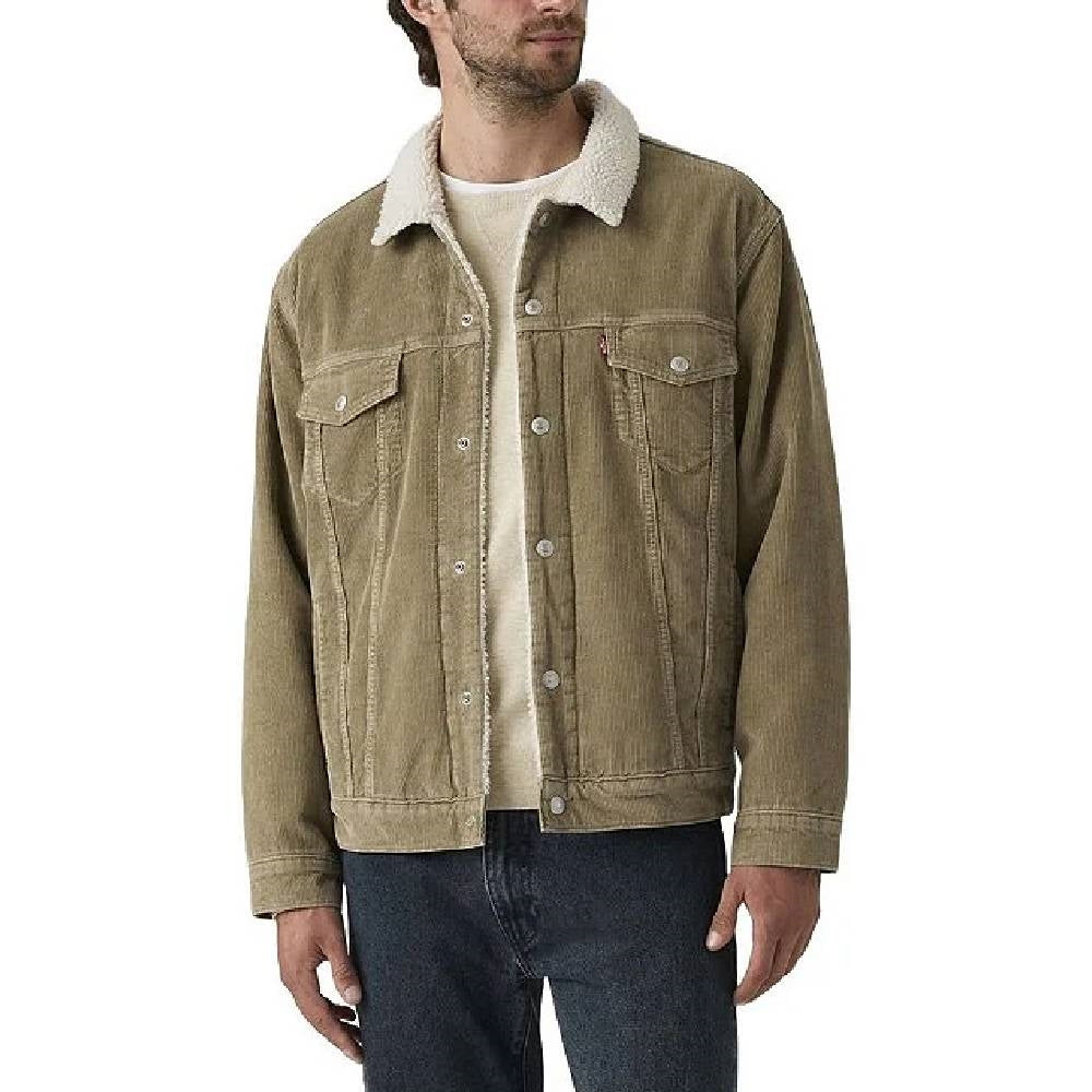 Levis Relaxed fit Sherpa TRKR Timber Wolf Jacket A5784-0022