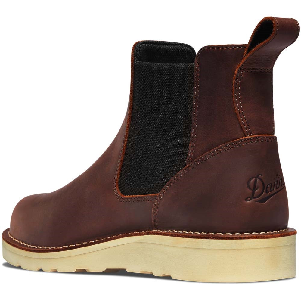 Danner Bull Run Chelsea Plain Toe Slip On Work Boot 15481