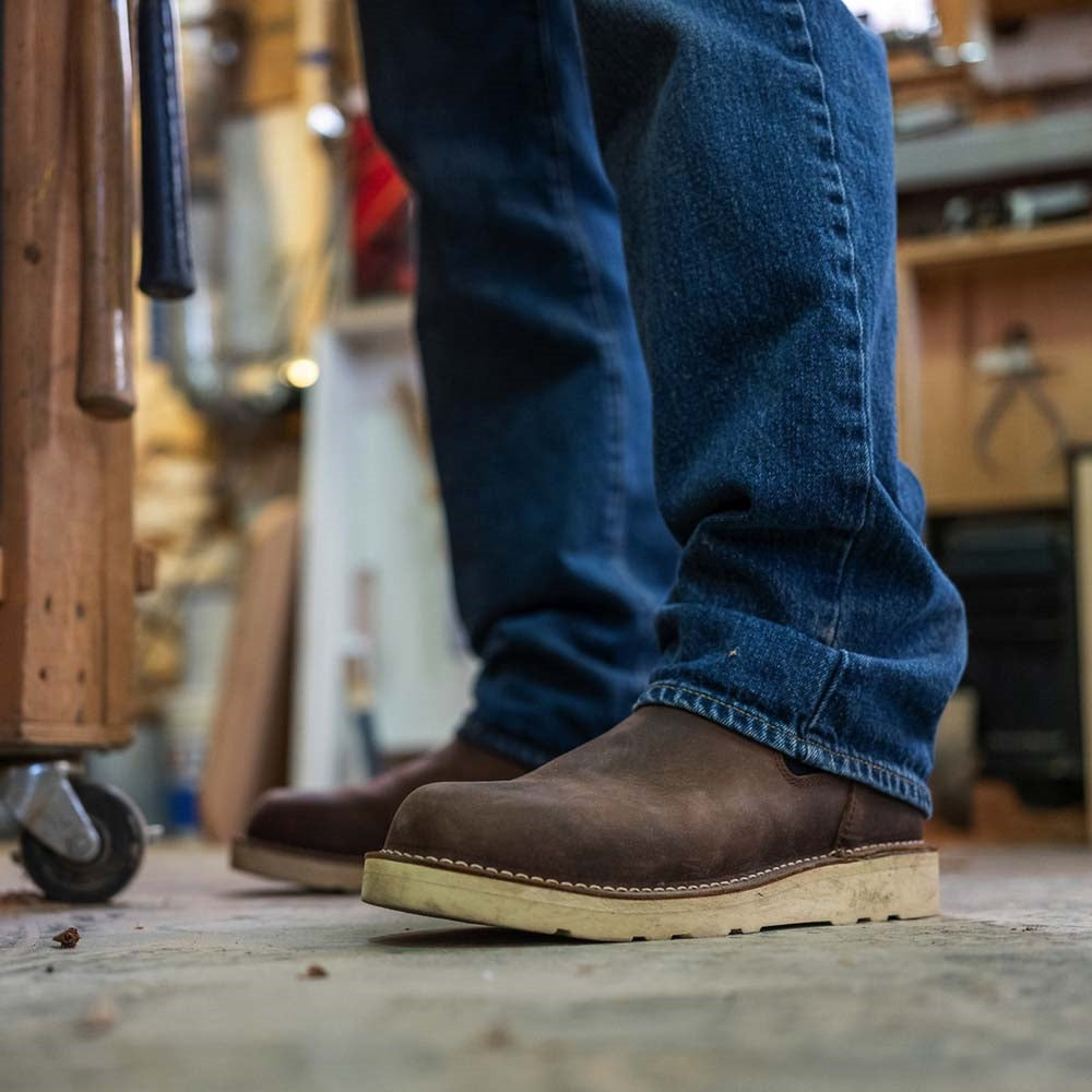 Danner Bull Run Chelsea Plain Toe Slip On Work Boot 15481