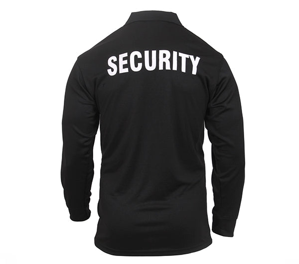 Rothco Moisture Wicking Long Sleeve Security Polo 2716