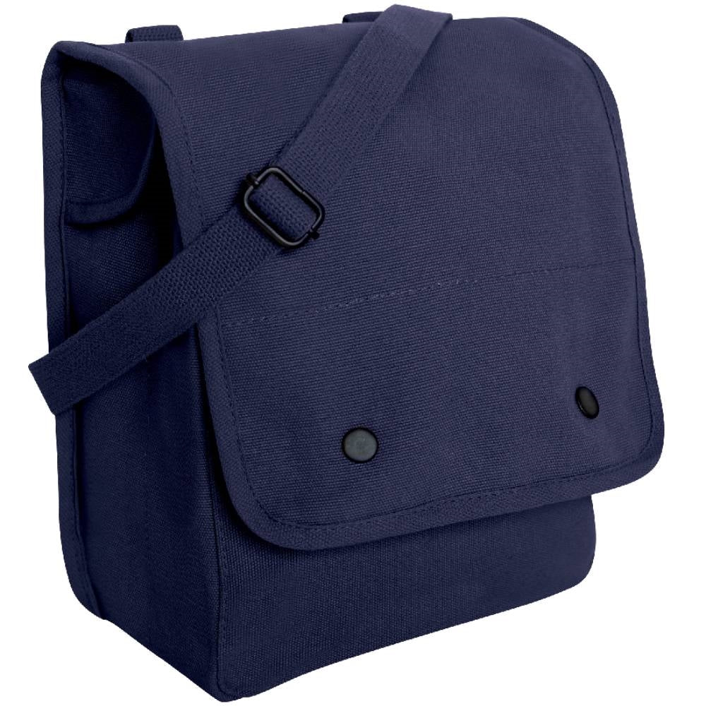 Rothco Navy Blue Canvas Map Case Shoulder Bag 5589