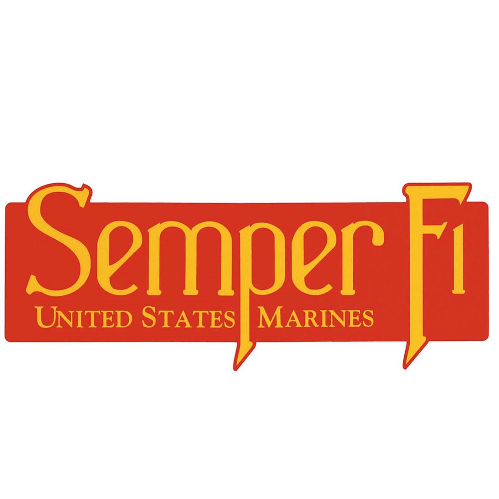 United States Marines Semper Fi Window Decal D31-M