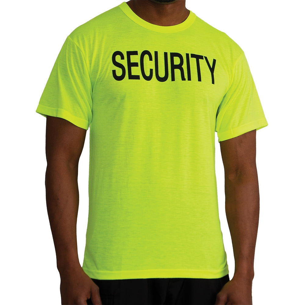 Rothco Safety Green 2-Sided Security T-Shirt 11035
