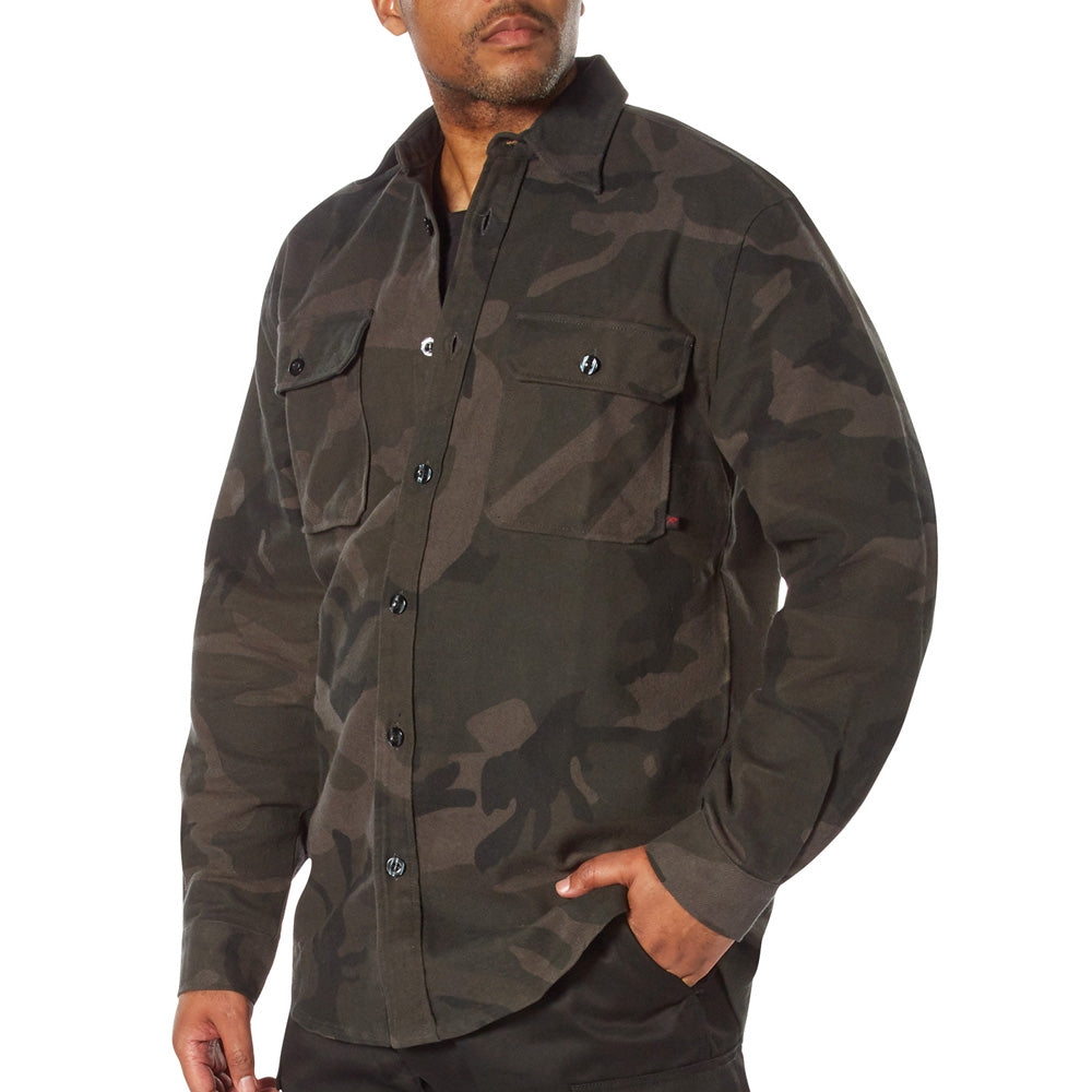 Rothco Midnight Camo Flannel Shirt 47310