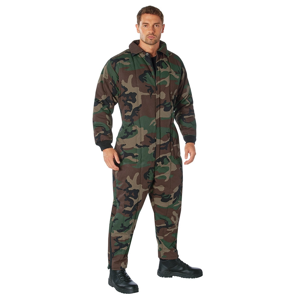Rothco Woodland Camo Insulated Coveralls - 7015