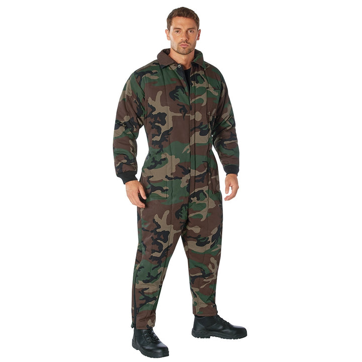 Rothco Woodland Camo Insulated Coveralls - 7015
